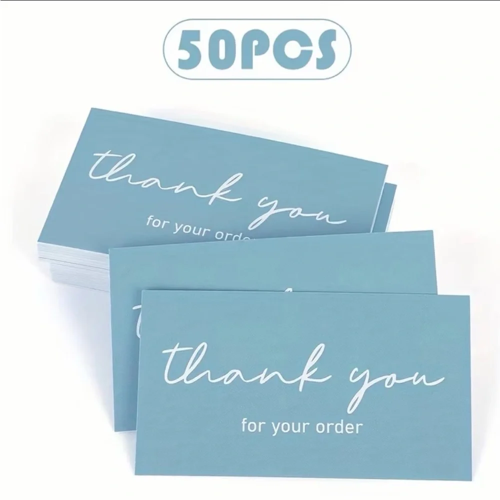 40 Poly Mailers, 50 Cards & 500 Stickers Bundle + 4 Thank You Gifts - Picture 7 of 16